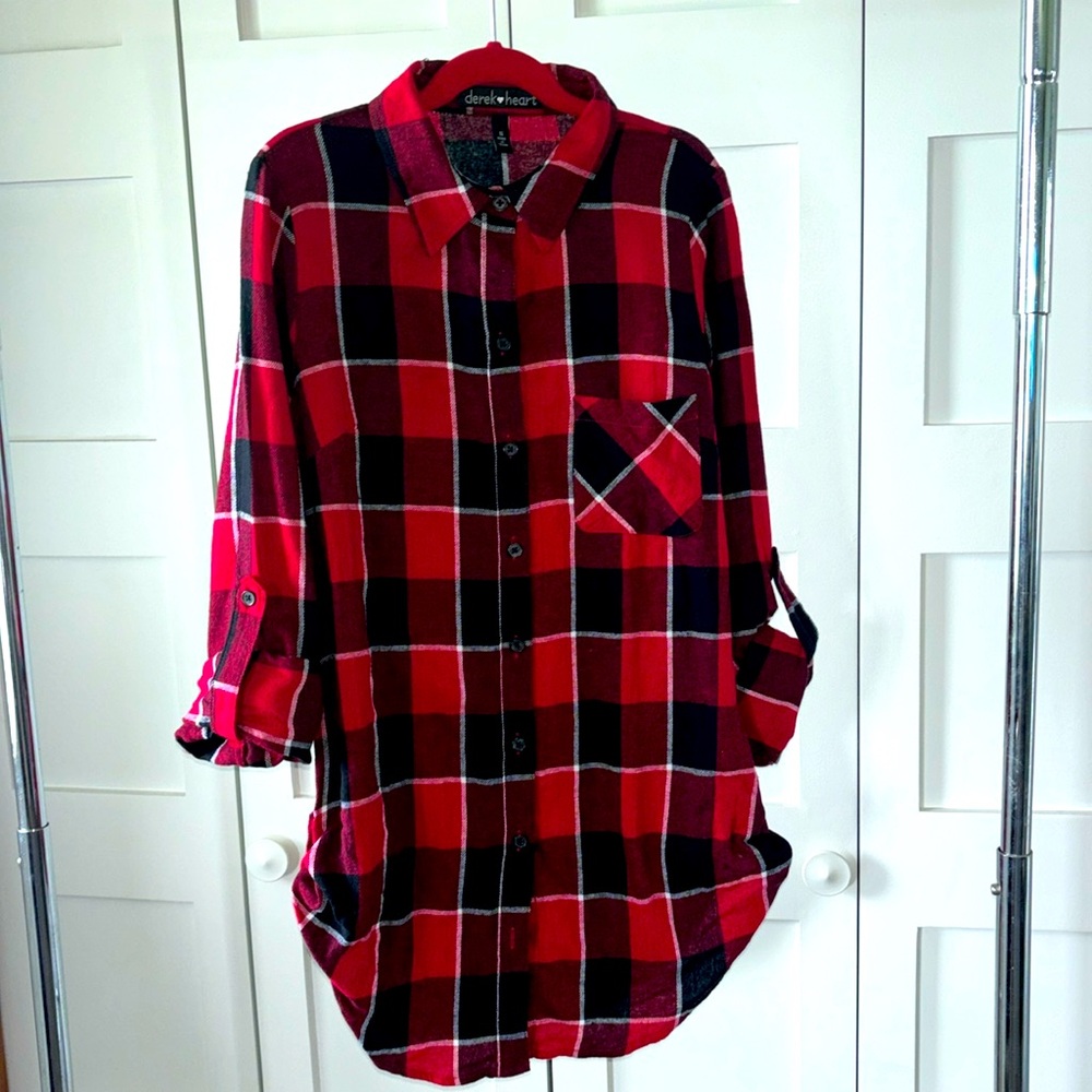 Derek Heart size small long flannel/dress